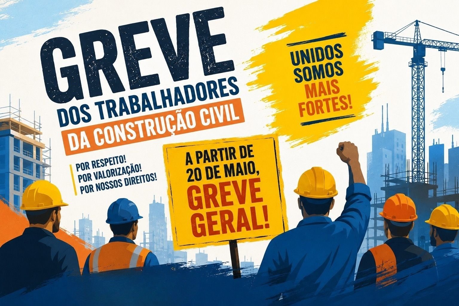 A greve na construção civil foi declarada devido à falta de propostas salariais. Leia sobre a situação atual e as reivindicações.