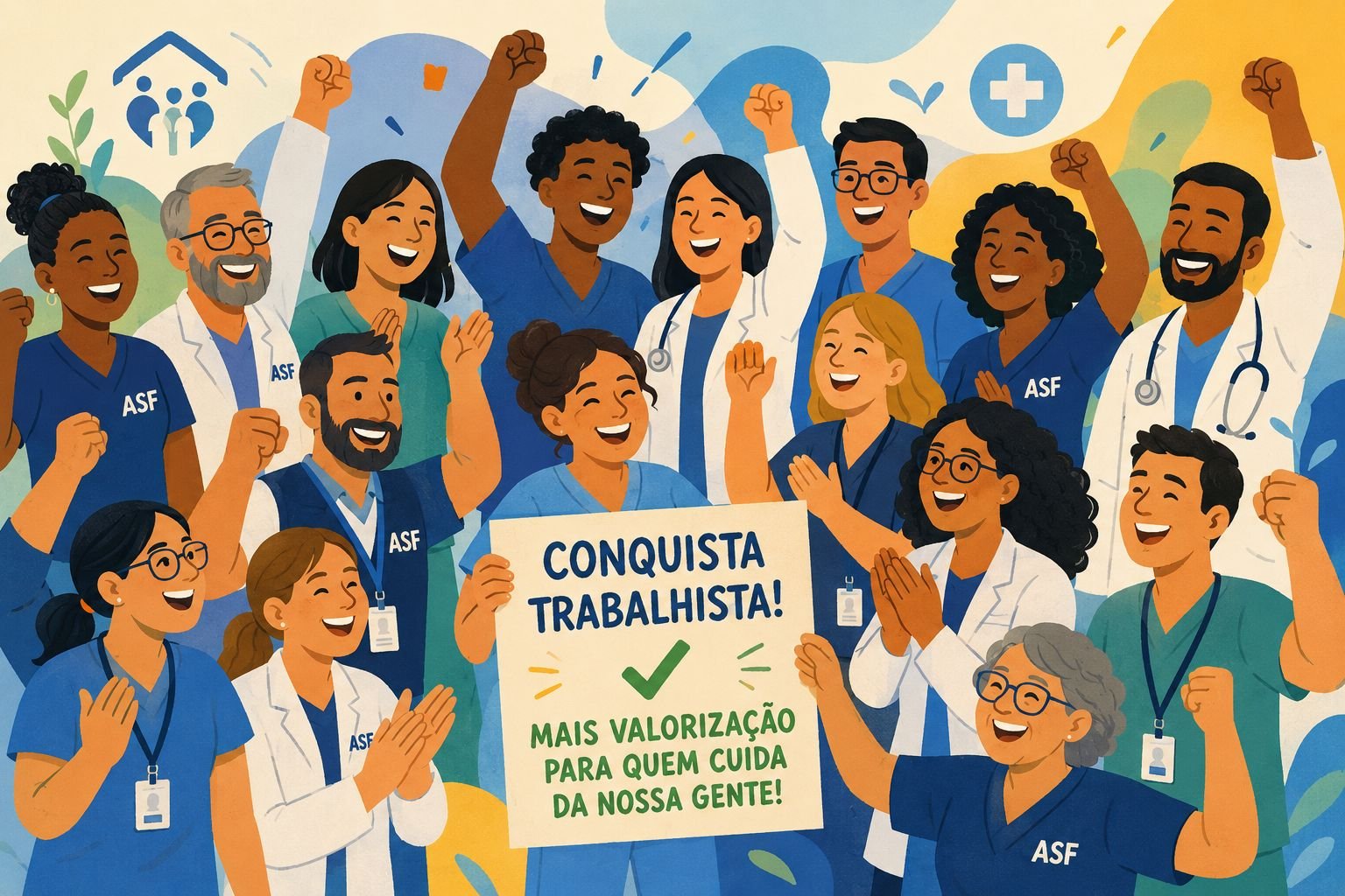 Mais de 1.300 funcionários da ASF se uniram em assembleia em São Paulo para discutir melhorias e abonos salariais.