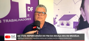 Serginho reforça pressão por jornada de 40 horas