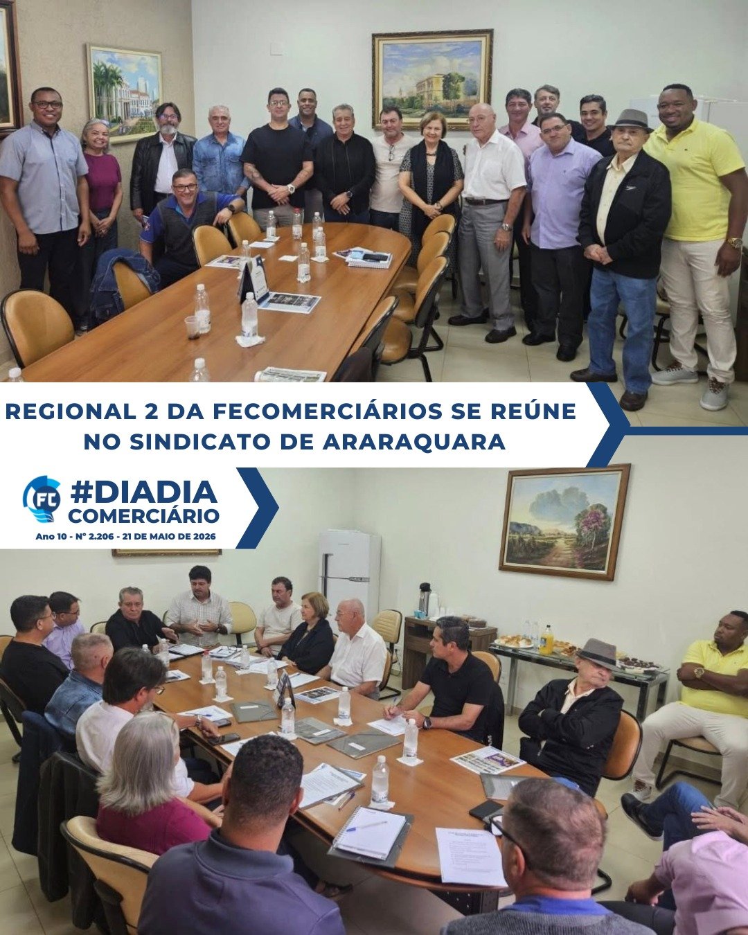 A Regional da Fecomerciários debateu mudanças na jornada de trabalho, propondo o fim da escala 6x1 e adoção da 5x2.