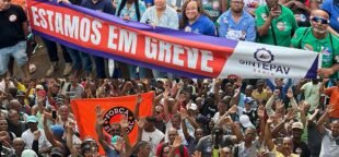 A greve dos trabalhadores da construção pesada na Bahia é um movimento importante por melhores condições. Foto: Facebook Força Sindical Bahia