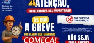 Greve nas empreiteiras começa sem acordo nesta sexta