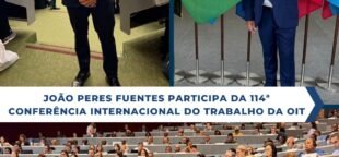 João Peres Fuentes participa da Conferência Internacional do Trabalho, discutindo transformações no mundo do trabalho em Genebra.
