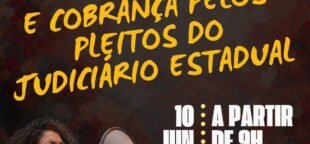 Convite para ato público do SindJustiça Ceará