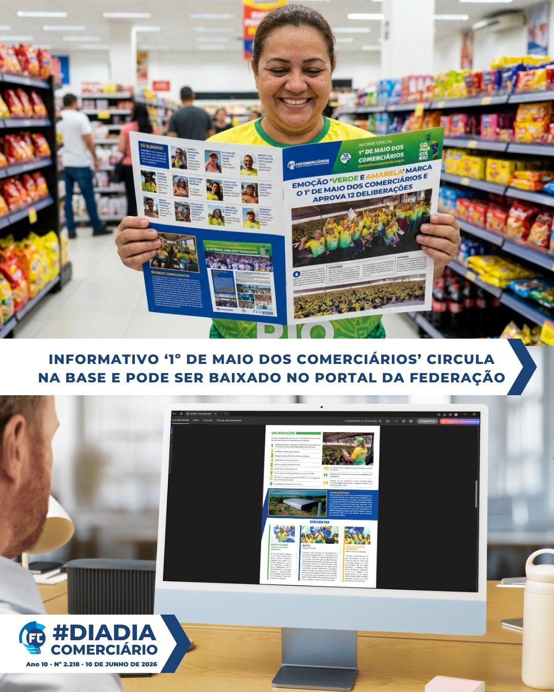 1º de Maio dos Comerciários: informativo especial
