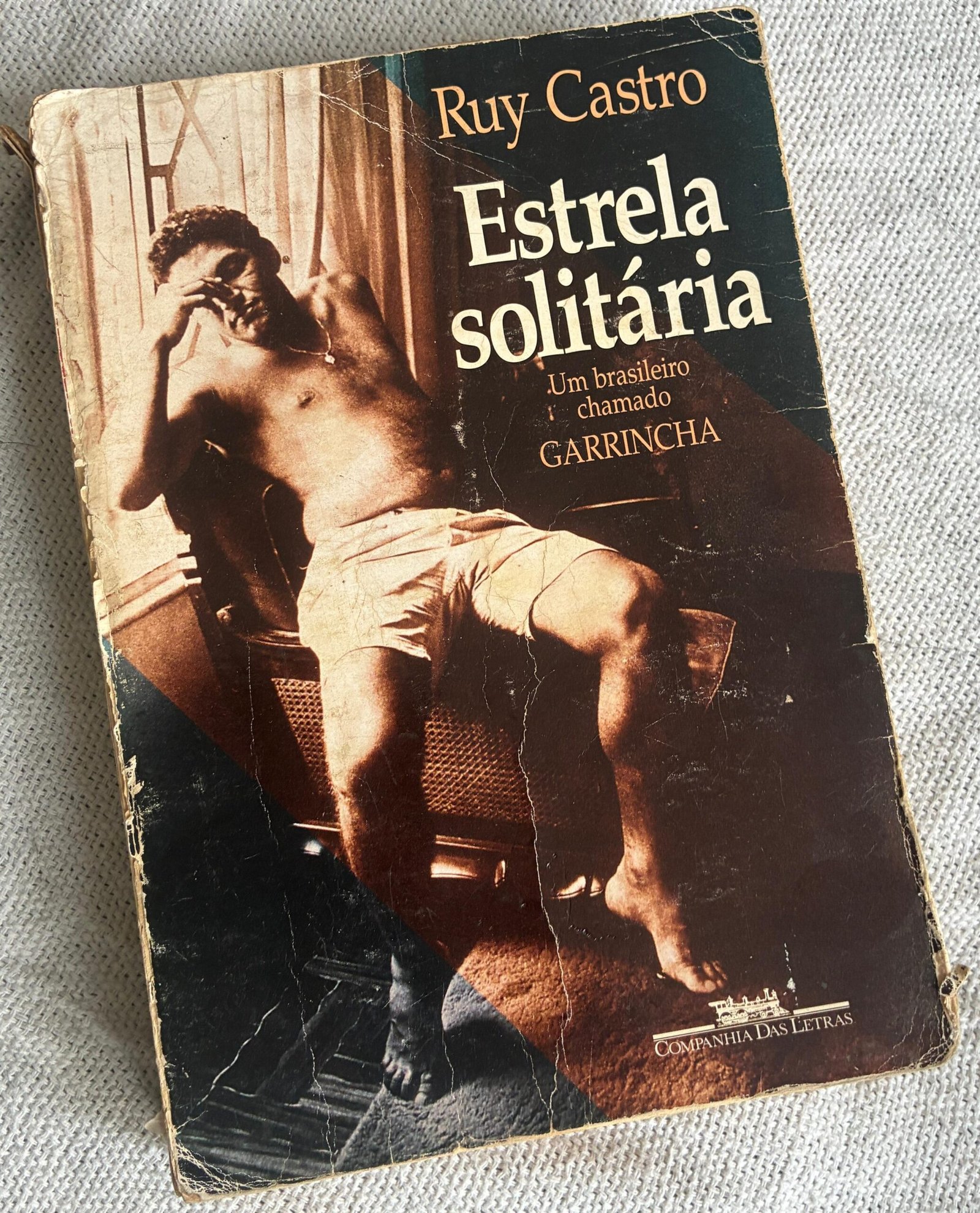 Capa do livro "A Estrela solitária, de Ruy Castro, da Editora Companhia das Letras