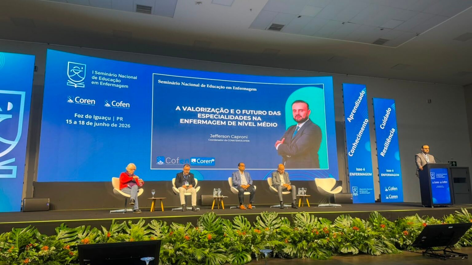Jefferson Caproni no Primeiro Seminário Nacional de Educação em Enfermagem