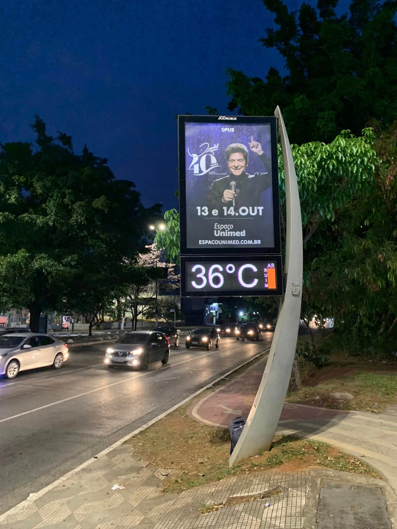 Entre 2023 e 2024 o El Nino provocou diversas ondas de calor. Foto de uma noite quente em São Paulo, em setembro de 2023.