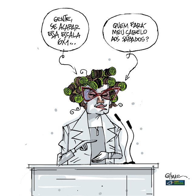 Charge do Gilmar