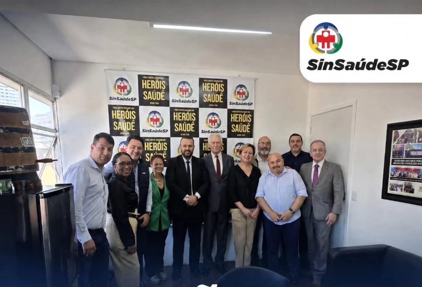 O SinSaúdeSP promove a valorização dos profissionais da saúde em reunião estratégica com Amil e FecomercioSP.