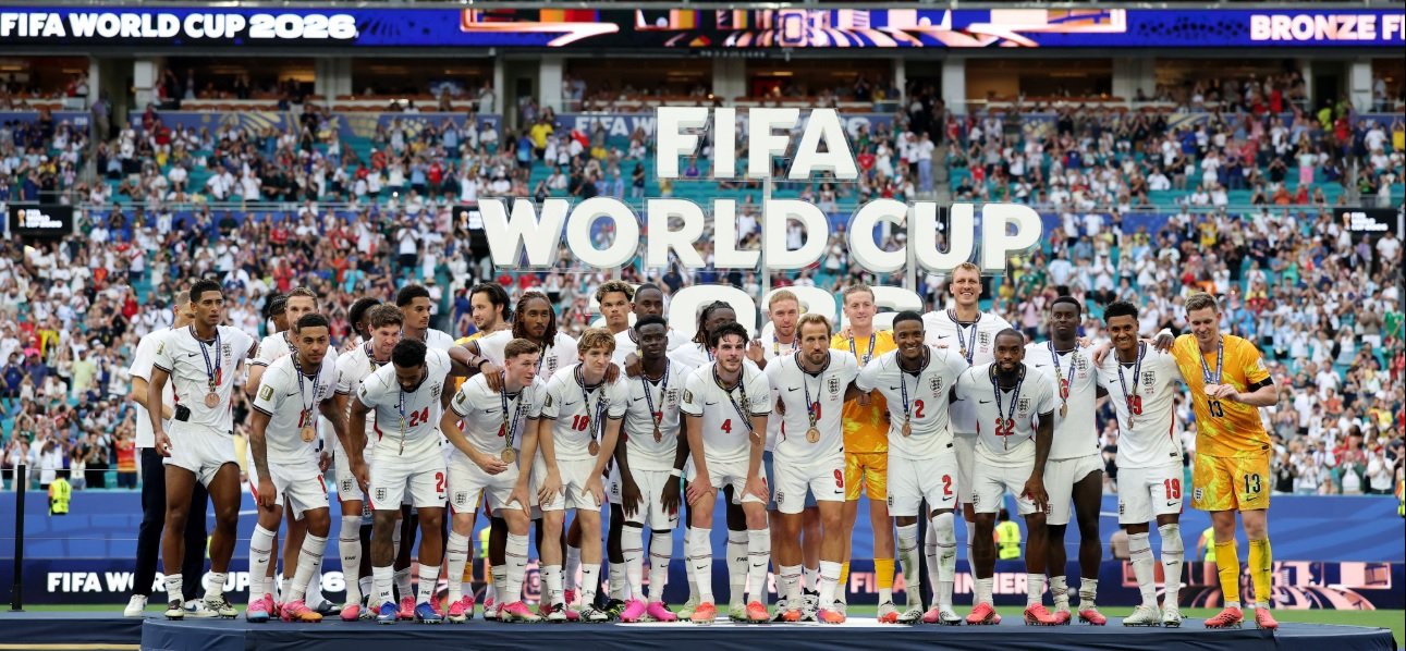 Inglaterra conquista terceiro lugar/Foto: @FIFAcom Inglaterra conquista terceiro lugar/Foto: @FIFAcom