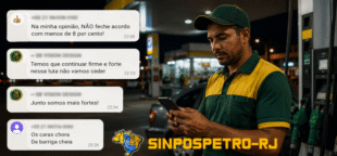 Sinpospetro RJ amplia mobilização por ganho real