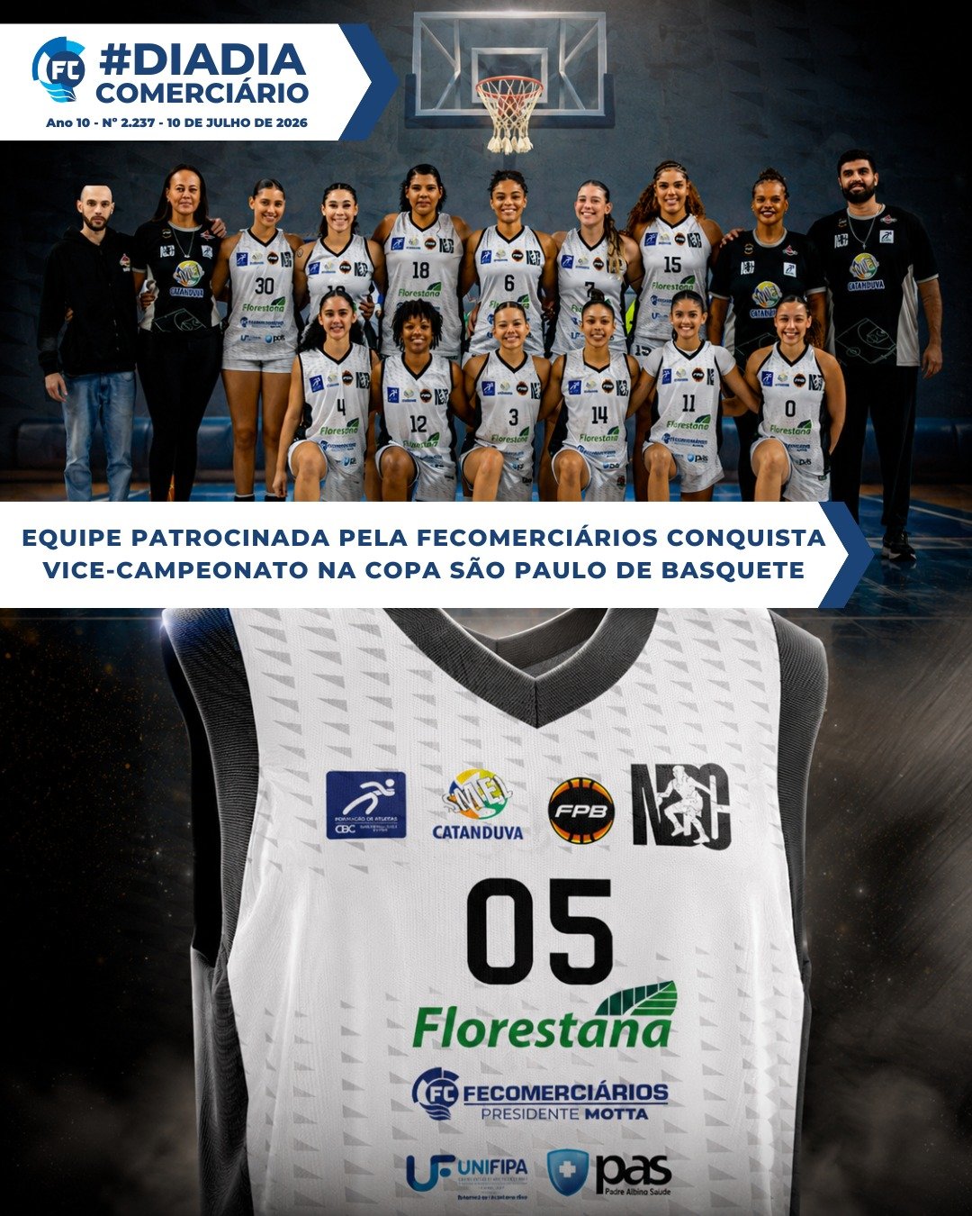 Fecomerciários apoia o basquete em São Paulo