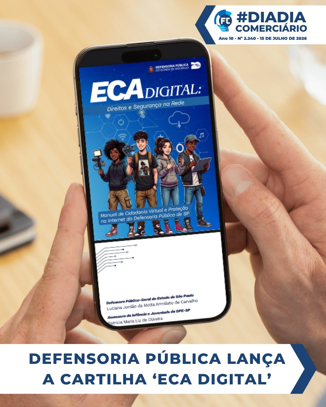 A cartilha ECA Digital é uma iniciativa que visa proteger e informar sobre os direitos de crianças e adolescentes na rede.