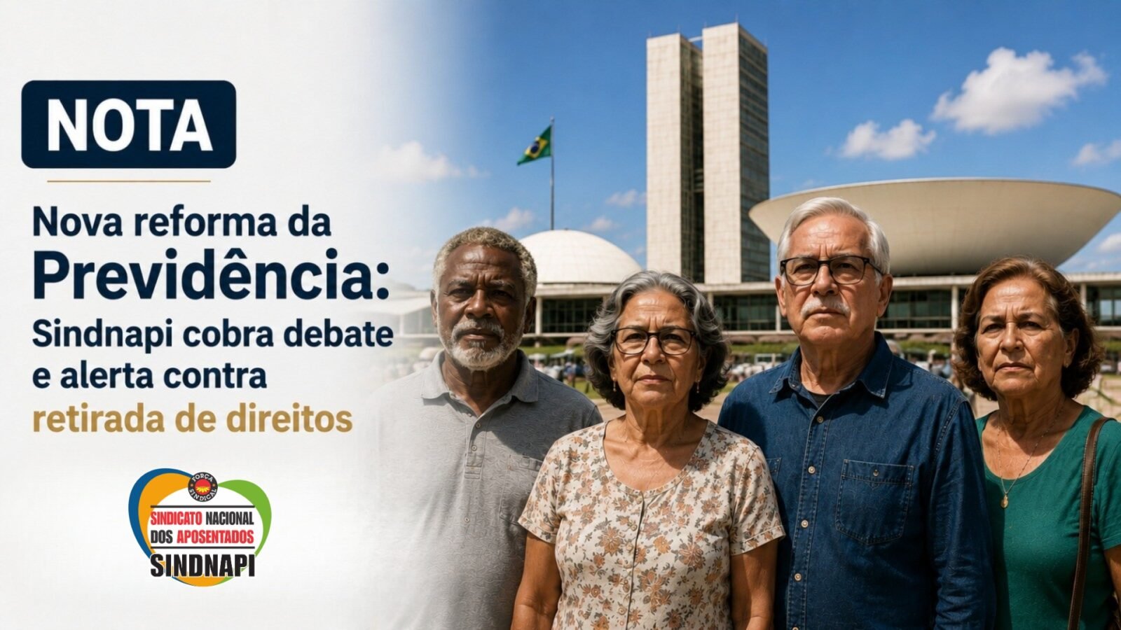 Sindnapi rejeita nova reforma que retira de direitos