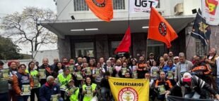 Entidades sindicais se mobilizam em apoio à luta pela redução da jornada de trabalho sem redução salarial em São Paulo.