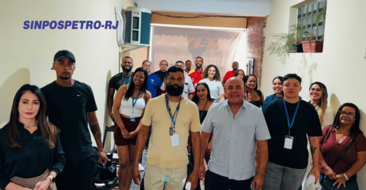 Sinpospetro RJ debate saúde mental e NR-1 em curso