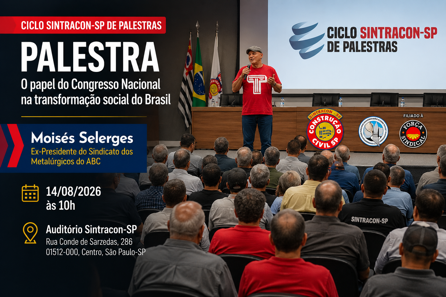 Sintracon-SP debate papel do Congresso na transformação social