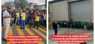 o Sindicato dos Metalúrgicos garantiu benefícios na PLR 2026 para Adelco e Cinpal após assembleias e negociações.