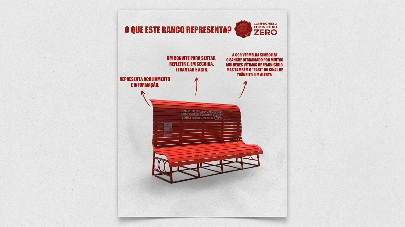 A USTL solicita a instalação do Banco Vermelho em Limeira para combater a violência contra a mulher e aumentar a conscientização.