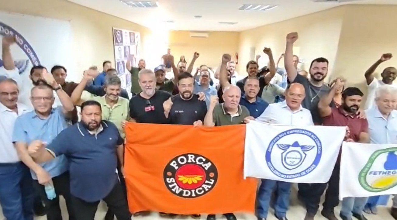 Força Sindical Goiás debate fim da escala 6×1 e eleições Força Sindical Goiás debate fim da escala 6×1 e eleições