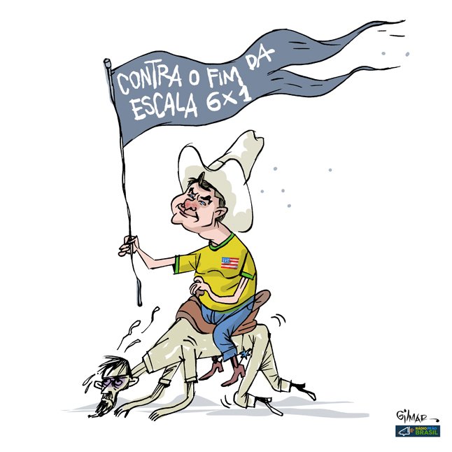 Charge do Gilmar
