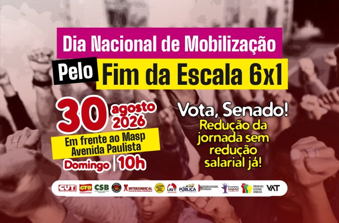 Mobilização na Paulista cobra jornada de 40 horas