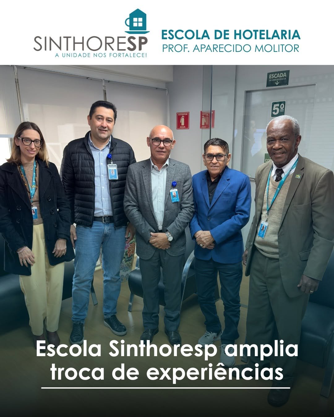 Escola Sinthoresp fortalece equipe e prepara parceria com Francisco Pio Barreto para ampliar a qualificação dos trabalhadores da categoria