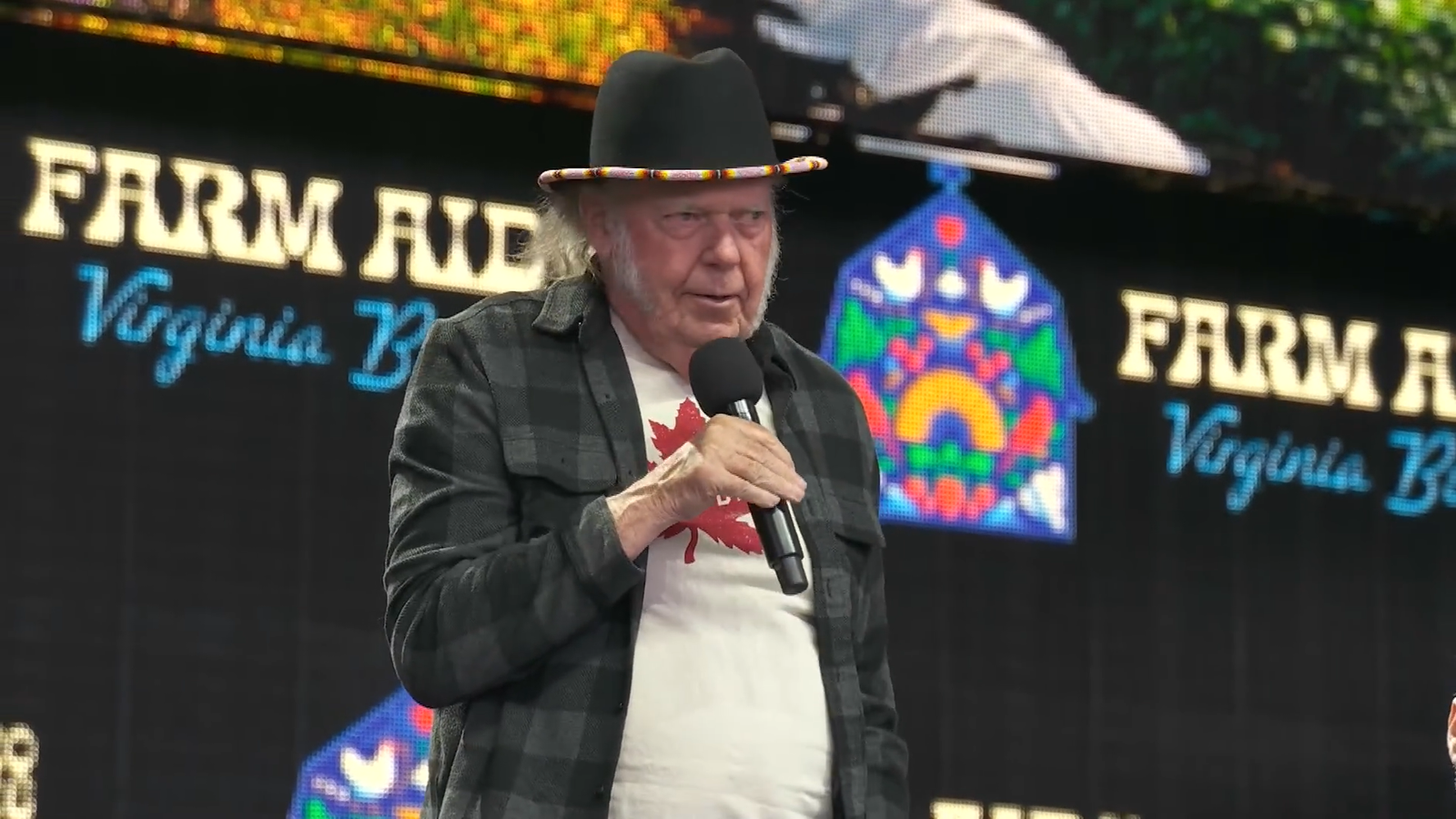 Neil Young no Live Aid 2026
