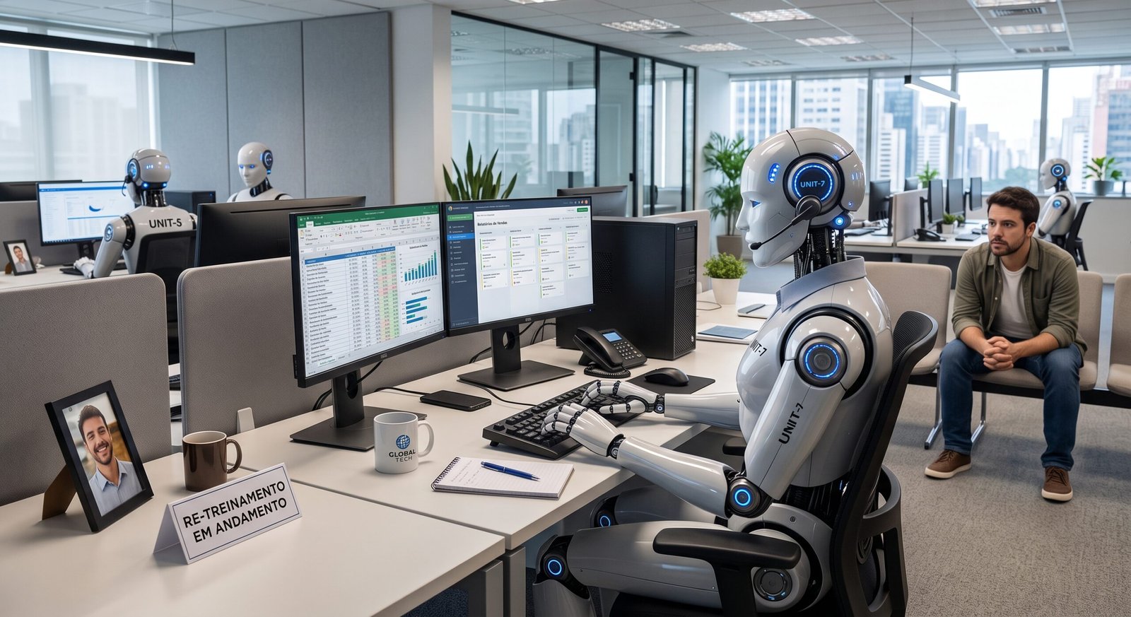 A IA vai substituir o trabalho humano?