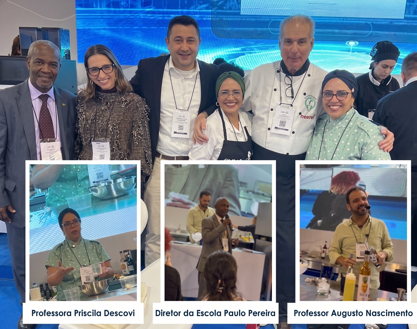 A FHORESP Experience trouxe a expertise da Escola Sinthoresp para a Equipotel 2026, com aulas de confeitaria e sommelier.