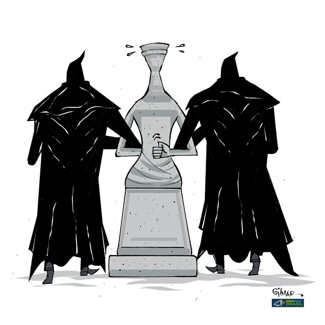 Charge do Gilmar