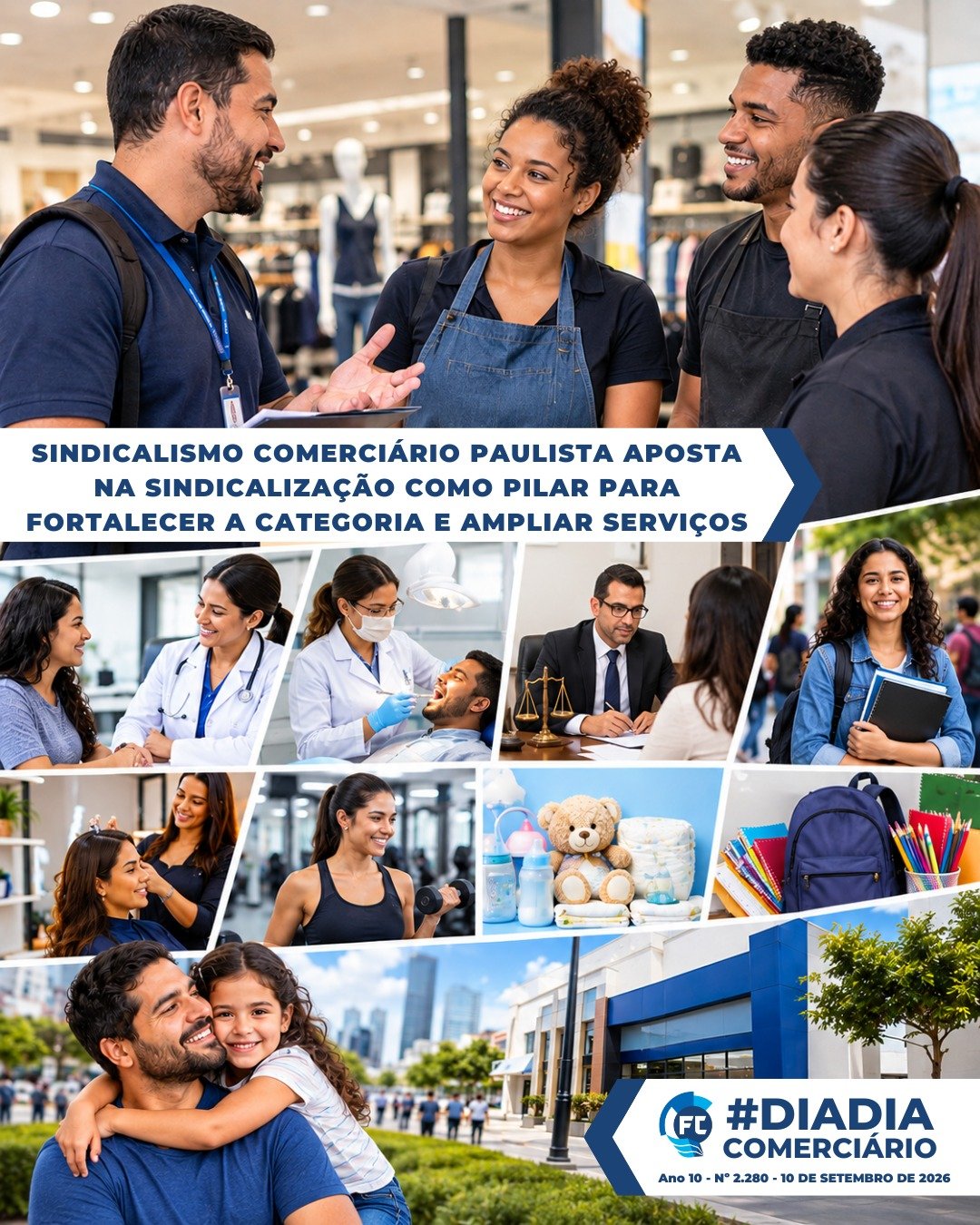 O sindicalismo comerciário paulista é fundamental para a proteção do trabalhador.