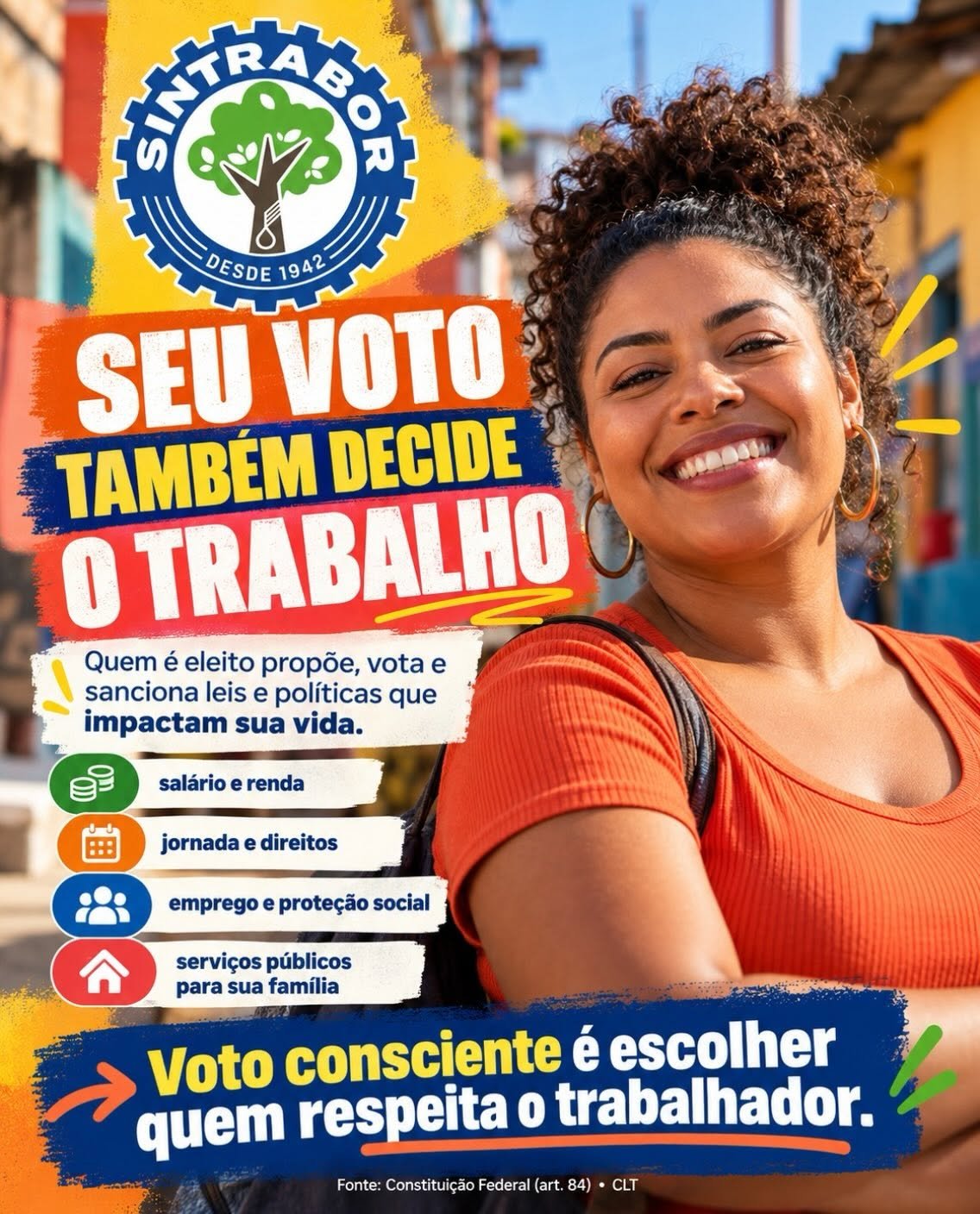 Sintrabor: orientações sobre segundo turno.