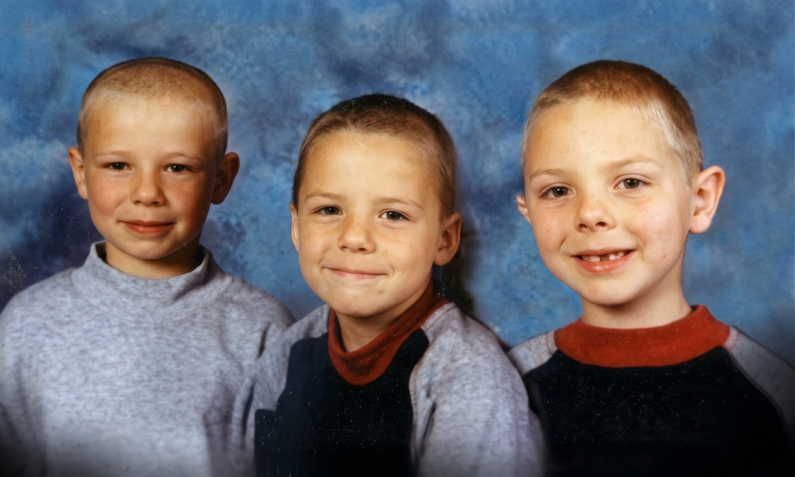 Os três irmãos Quinn, assassinados por uma milícia unionista, na Irlanda do Norte, em 1998 (Foto: domínio livre)