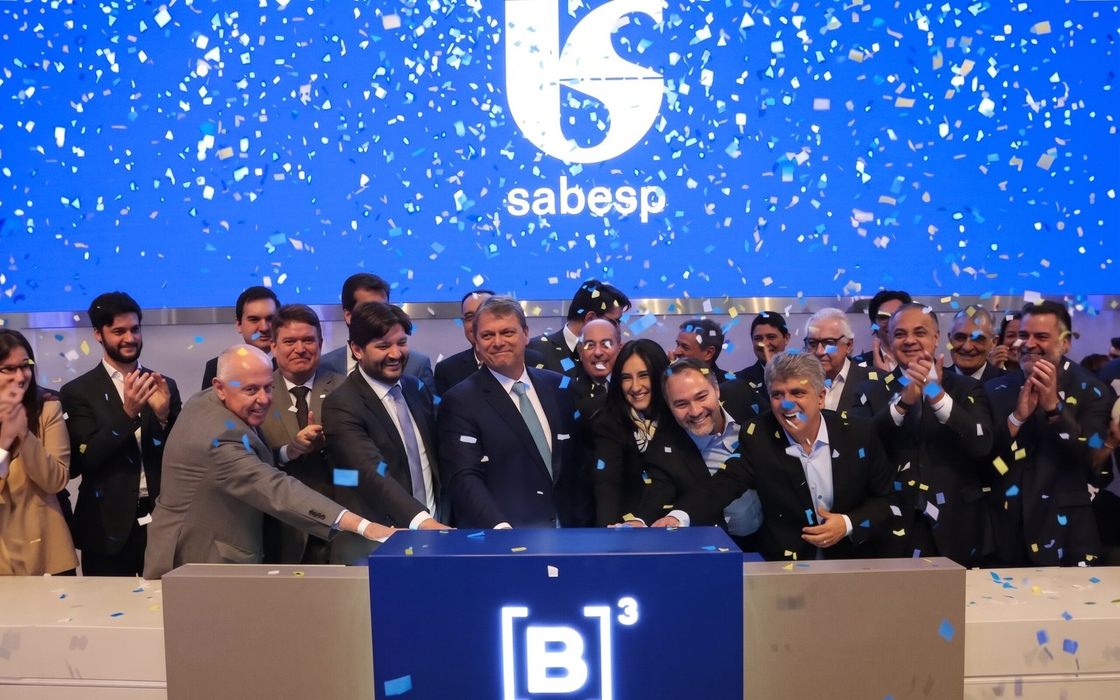 Privatização da Companhia de Saneamento Básico do Estado de São Paulo (Sabesp) na B3 em 23 de julho de 2024Imagem: Rovena Rosa/Agência Brasil