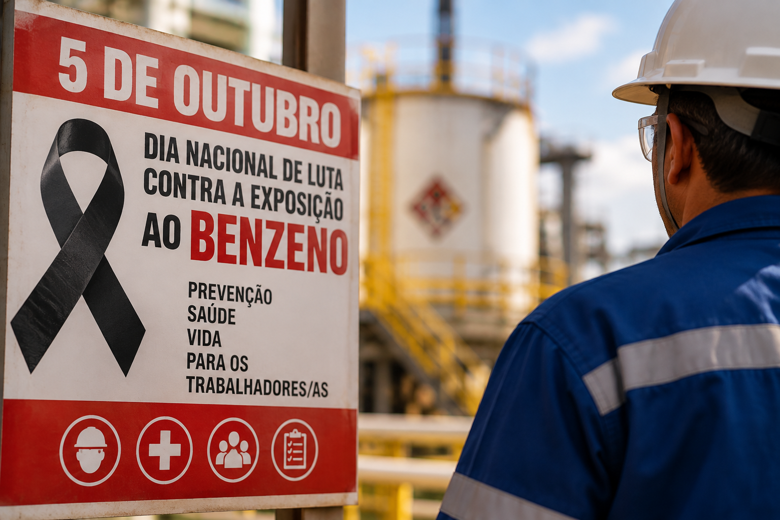 5 de outubro reforça luta contra exposição ao benzeno 5 de outubro reforça luta contra exposição ao benzeno