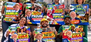 Campanha do Sintrabor em apoio a Lula destaca políticas públicas vitais para a vida dos trabalhadores.