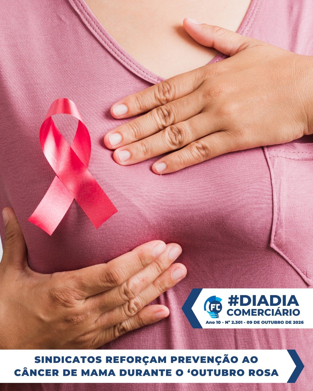Outubro Rosa traz ações para prevenção do câncer de mama, incluindo mamografias gratuitas e encontros de conscientização.