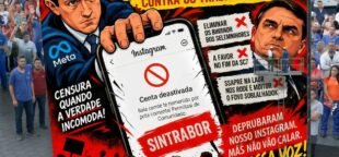 O Sindicato denuncia censura no Instagram e bloqueio de conta em defesa dos direitos trabalhistas. Leia mais sobre o caso.