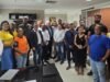 Bebeto Galvão com Otto Alencar e sindicalistas: articulação. Foto: Redes socias do Portal Foco na Bahia