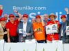 Centrais sindicais entregam Pauta da Classe Trabalhadora para o presidente Lula no dia 15 de abril de 2026. Foto: Ricardo Stuckert / PR